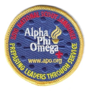 BSA 100TH NATIONAL JAMBOREE 2010 ALPHA PHI OMEGA MINT PATCH - Picture 1 of 3