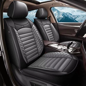 Car 2-Seats Front Row Faux Leather Seat Cushion For Volkswagen Tiguan 2009-2024 - Picture 1 of 7