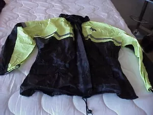 STORMRIDER MOTORCYCLE 2 PIECE RAIN SUITE XXL 100% WATERPROOF NELSON RIGG SR-6000 - Picture 1 of 5
