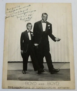 Boyd and Boyd Bailarines Terpsicoreanos 1948 Foto Original Autografiada RARA - Imagen 1 de 2