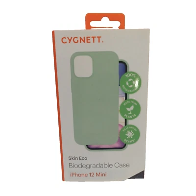 Funda Cygnett Skin Eco Biodegradable Apple iPhone 12 Mini Teléfono Móvil Cubierta Estuche Foto 1 de 4