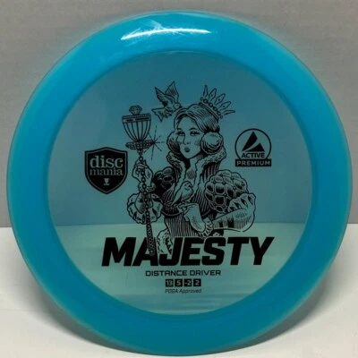 Discmania Majesty- Active Premium Distance Driver: Blue (175g) Good Condition - Image 1 of 4