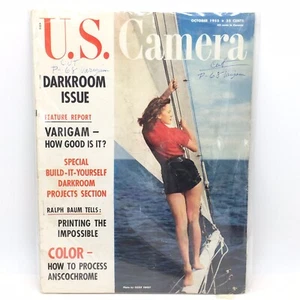 U.S. Camera Magazine Darkroom Issue Oct 1955 Vol 18 No 10 - Picture 1 of 3
