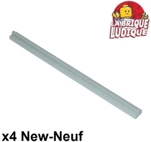 Lego 4X Riel De Tren Recto Dentado Pista Riel Plano Gris/L B Gray 3228C - Bild 1 von 1