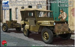 Bronco 1/35 CB35107 GPW 1/4 Ton 4x4 Utility Truck w/ M3A1 37mm Gun - Picture 1 of 1