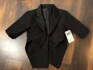 Lauren Madison boys tuxedo jacket black sz 6/9M NWT Nn24 - Picture 1 of 7