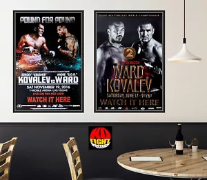 SERGEY KOVALEV vs. ANDRE WARD (1 & 2): Original HBO CCTV Boxposter 30D - Bild 1 von 6