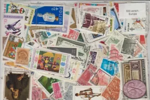 555 verschiedene Briefmarken aus Europa different Europe Stamps - Bild 1 von 1