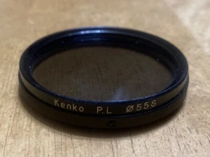 Kenko 55S 55mm P.L Polar Lens Filter Japan Polarizing - Picture 1 of 4