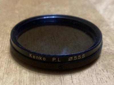 Kenko 55S 55mm P.L Polar Lens Filter Japan Polarizing - Image 1 of 4