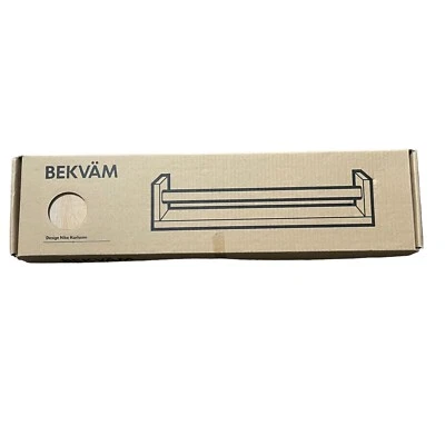 Деревянная полка IKEA Bekvam узкая настенная стойка для хранения специй полка для ванной спальни - Изображение 1 из 4