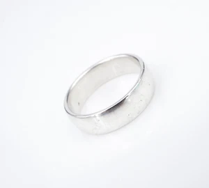 James Avery Wide Athena Wedding Ring Band Sterling Silver Size 9.75 $98 RS3656 - Picture 1 of 3