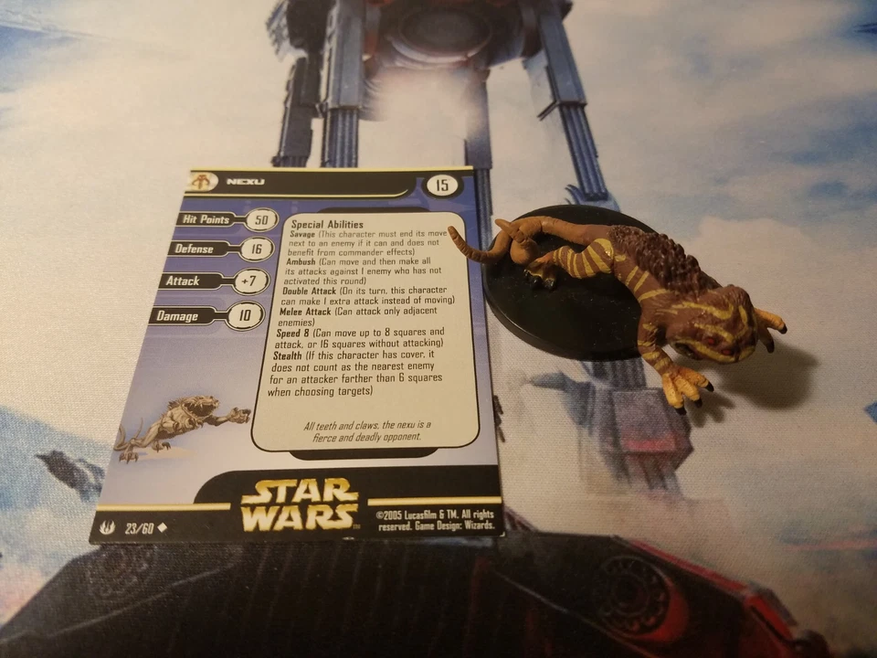 Star Wars Miniatures Universe 23 Nexu - Image 1 of 1