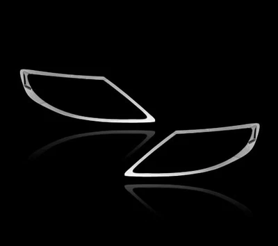 Cubierta de bisel de faros cromados llanta envolvente para Honda City 04-08 Foto 1 de 3