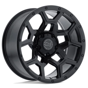 Black Rhino OVERLAND 17x8 ET52 6x130 84.10mm MATTE BLACK (Load Rated 1224kg) x4 - Picture 1 of 1