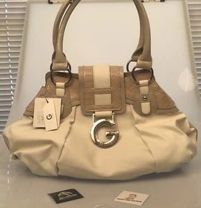 G By Guess White/Beige Womans Handbag - Picture 1 of 2