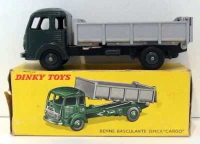 Vintage Dinky 578 - Benne Basculante Simca Cargo - Green Silver - Bild 1 von 4