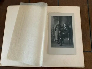 Vintage Photograph Man and Woman in Studio - Picture 1 of 6