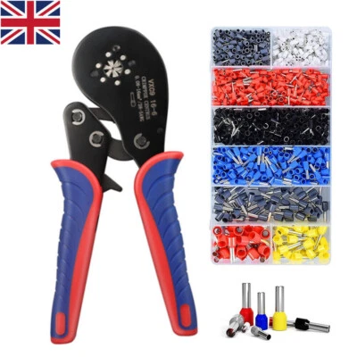 1200x Connector Cord Wire Crimp Cable Pin End Bootlace Ferrule Terminals Kit Set - Image 1 of 4