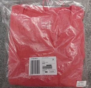 Ladies SimplyBe Coral Pink T Shirt Size 20/22 BNWT New with Tags & packaging - Picture 1 of 8