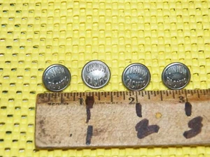 Vintage 4er Set Union Pacific Eisenbahn Nickel Knöpfe - Bild 1 von 2