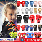 Children Kids Boxing Sparring Training Gloves MMA Kick Boxing Punching Gloves US