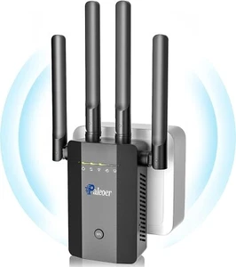 Amplificador de señal extensor WiFi de largo alcance Paleoer 2024 Superboost hasta 9995 pies cuadrados - Imagen 1 de 4