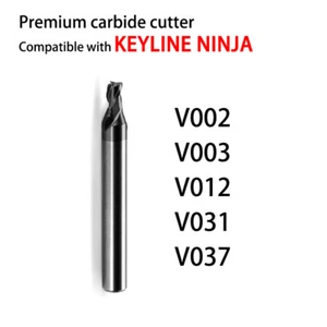 Cortador de carburo V002 V003 V012 V037 compatible con Keyline Ninja 2,0 mm 2,5 mm - Imagen 1 de 6
