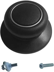 1 Stück Topfdeckel Ersatzknopf oben - hitzebeständig, schwarz - Bild 1 von 12