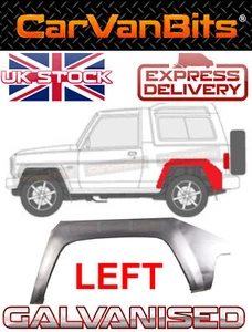 PANEL DE UMBRAL DEL CUERPO DE REPARACIÓN DEL ARCO DE RUEDA TRASERA PARA DAIHATSU FOURTRAK ROCKY FEROZA 85-01 - Imagen 1 de 5