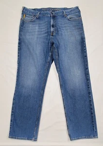 Nautica 38x32 Classic Fit Light Wash Distressed Whiskered Fade Jeans Strt Leg - Picture 1 of 17