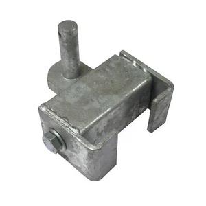 Adjustable RSJ Gate Hanger with 19MM Pin (Heavy Duty Girder Galvanised) - Picture 1 of 12