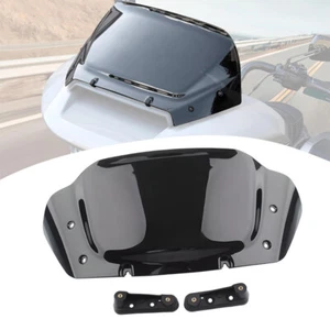 Parabrisas ondulado de 10" negro apto para Harley CVO Street Glide FLHXSE 2024 - Imagen 1 de 11