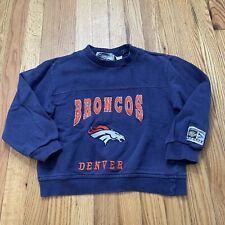 Vintage Denver Broncos CrewNeck Sweatshirt Youth Kids Boys Size Small Mighty Mac