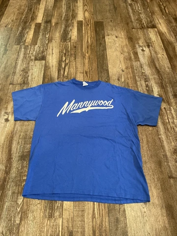 Vintage Los Angeles Dodgers MANNYWOOD Manny Ramirez Shirt Size XL Cover