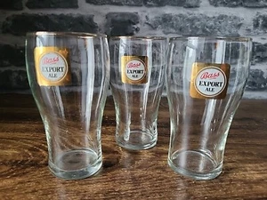 Vintage Bass Half Pint Glass X 3 - Picture 1 of 11