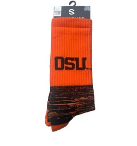 Strideline Oregon State University OSU Athletic Crew Socks Mns Sz M/L 8-12 Orang - Picture 1 of 1