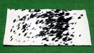 Cojín de almohada de cuero de vaca natural fundas de pelo cojín tamaño 24"x12" cuero C-669 - Imagen 1 de 3