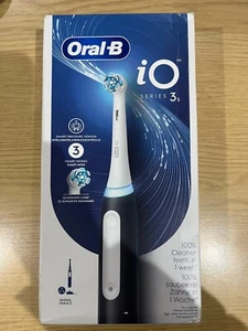 OralB iO Series 3s Electric Toothbrush 3 Smart Modes Matt Black New BNIB - Picture 1 of 4