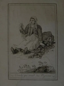 Johann Christian Brand Croatian Onions Etching 1770 Croatia - Picture 1 of 5