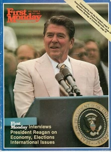 POLITICS Brochure (1982/10) "First Monday President REAGAN Interview; Congress - Picture 1 of 10