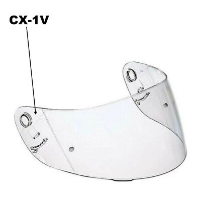 VISIERA COMPATIBILE SHOEI CX-1V X-SPIRIT 1 XR1000 RAID2 MULTITEC PINLOCK READY - Image 1 of 2