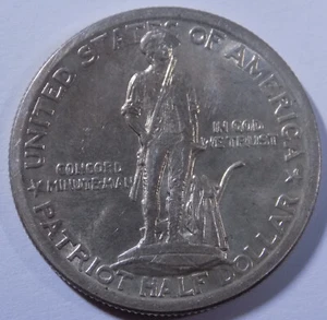 1925 50c Lexington Commemorative half dollar - Picture 1 of 2