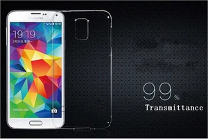 2*Ultra thin Soft TPU Silicone Gel Transparent Clear Case For Samsung Galaxy S5 - Picture 1 of 3