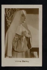 Vilma Banky Vintage Movie Film Star Trading Photo Card Manoli