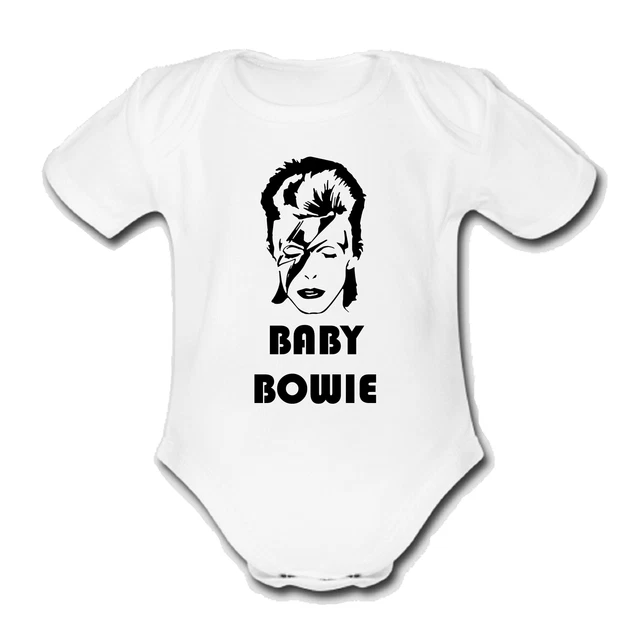 PSYCHOBABY DAVID BOWIE BABY Strampler Baby Weste Grow Body MUSIK FP