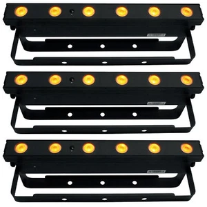 (3) Chauvet DJ EZLink Strip Q6BT ILS RGBA Battery Wash Strip Lights w/Bluetooth - Picture 1 of 9