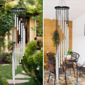 36" Large Tuned Wind Chimes 18 Tubes Memorial Chapel Bells Balcony Garden Decor