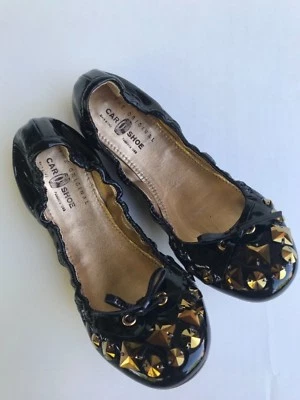 CAR SHOE THE ORIGINAL black patent leather ballet flats sz. 38.5 us 8.5 - Image 1 of 4