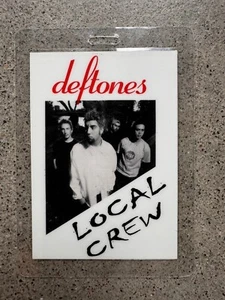 Deftones pass di lavoro laminato equipaggio locale - Foto 1 di 2